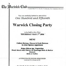 Bavicchi Ephemera Collection, May - June, 2007.